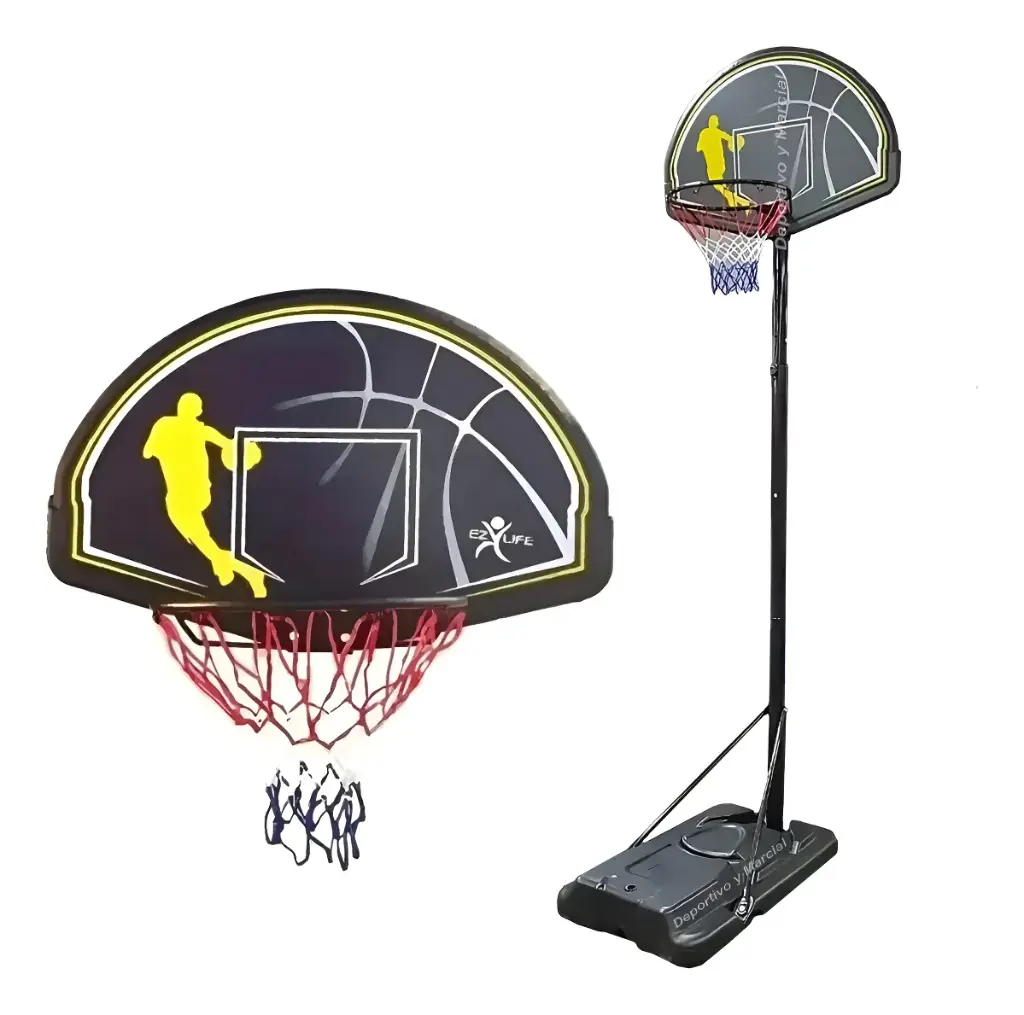 Tablero Aro Basquet Jirafa Ez Basket Profesional Reforzado 