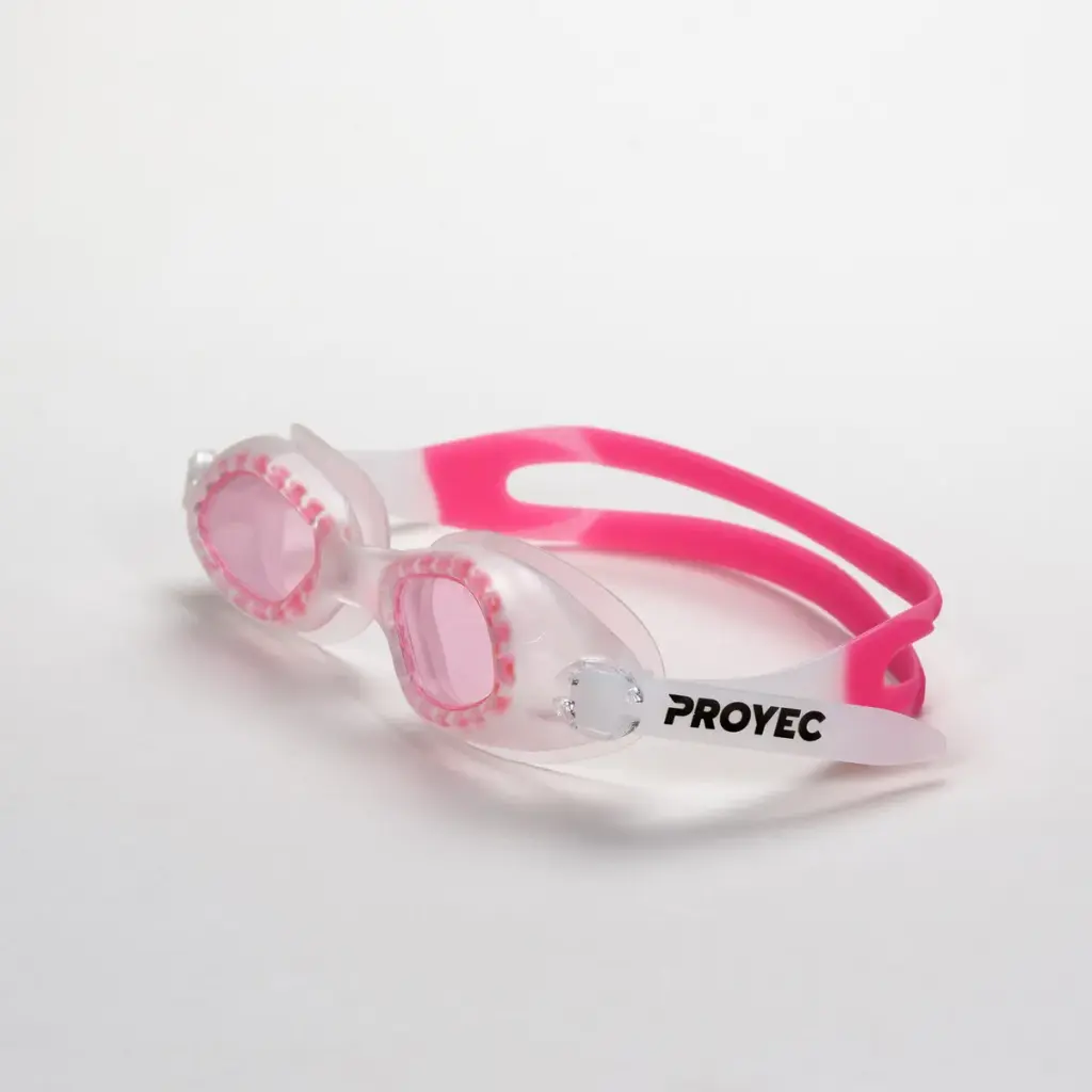 Antiparras Natacion Junior Proyec Niños Pool Uv Estuche