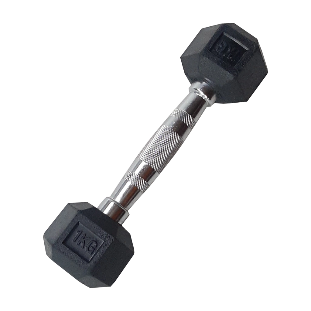 [3100A] MANCUERNA HEXAGONAL DE CAUCHO MIR (2,5 KG)