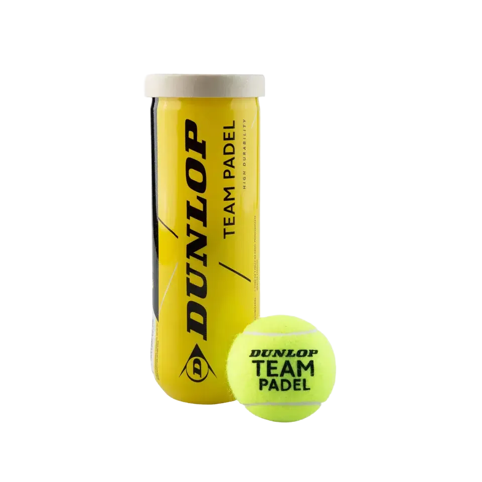 TUBO PELOTA DE PADEL DUNLOP TEAM PACK X3