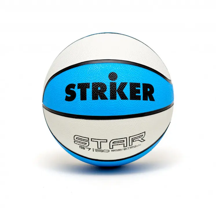 PELOTA DE BASQUET Nº7 STRIKER Bicolor (CELESTE/BLANCO)