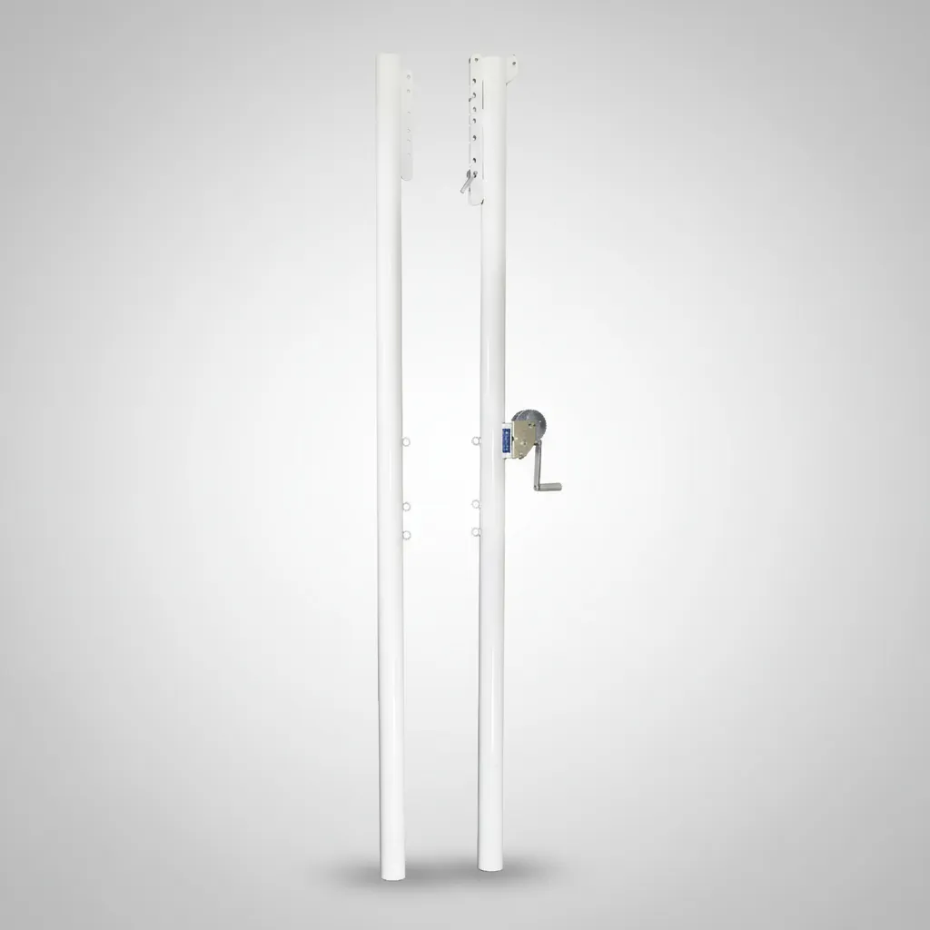 JUEGO POSTES VOLEY C/ MALACATE REGLAMENTARIO