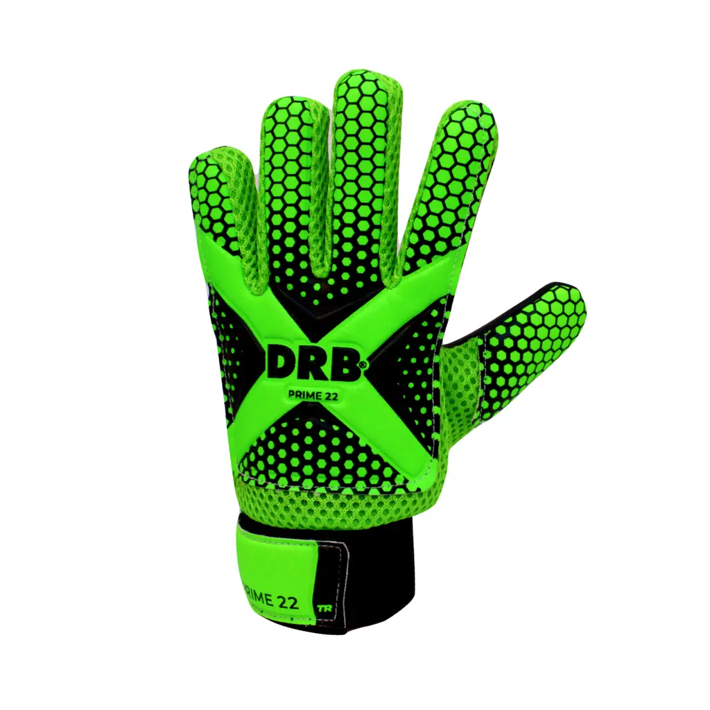 Guante De Arquero Prime 22 Jr Tr | DRB®  (VERDE-AZUL MARINO, 4)