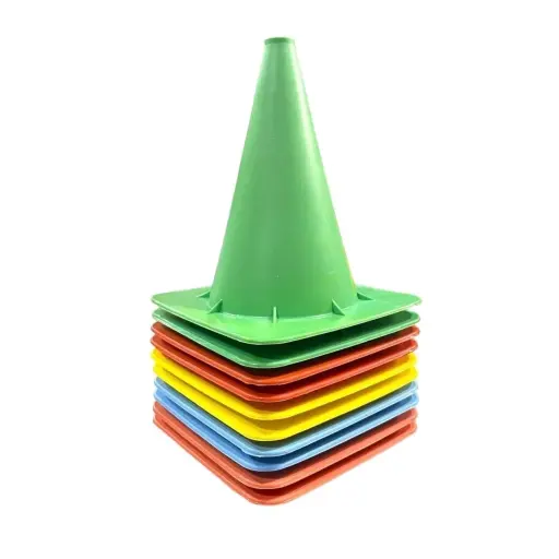 [10121-A] CONO 17 CM. BASE CUADRADA RIGIDO